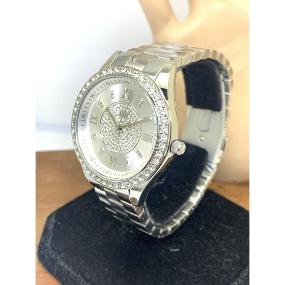 JBW Women\'s Watch J6303A Gemmed Quartz Silver Dial Stainless Steel 39mm main image 6